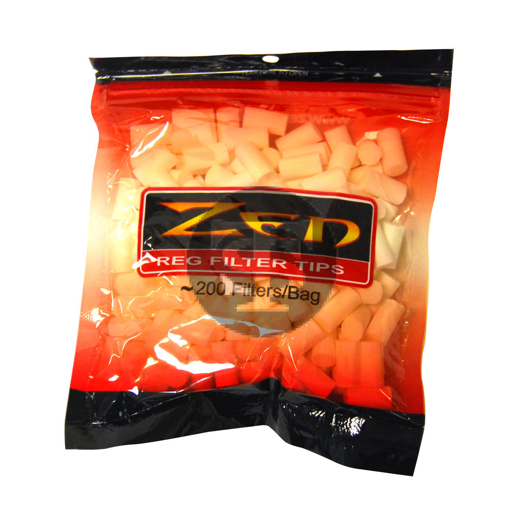 Zen Filter Tips Regular White 200 Tips Per Bag 1