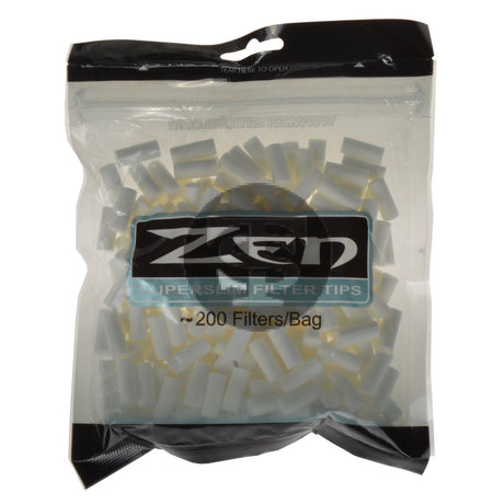 Zen Filter Tips Superslim 200 Tips Per Bag 1