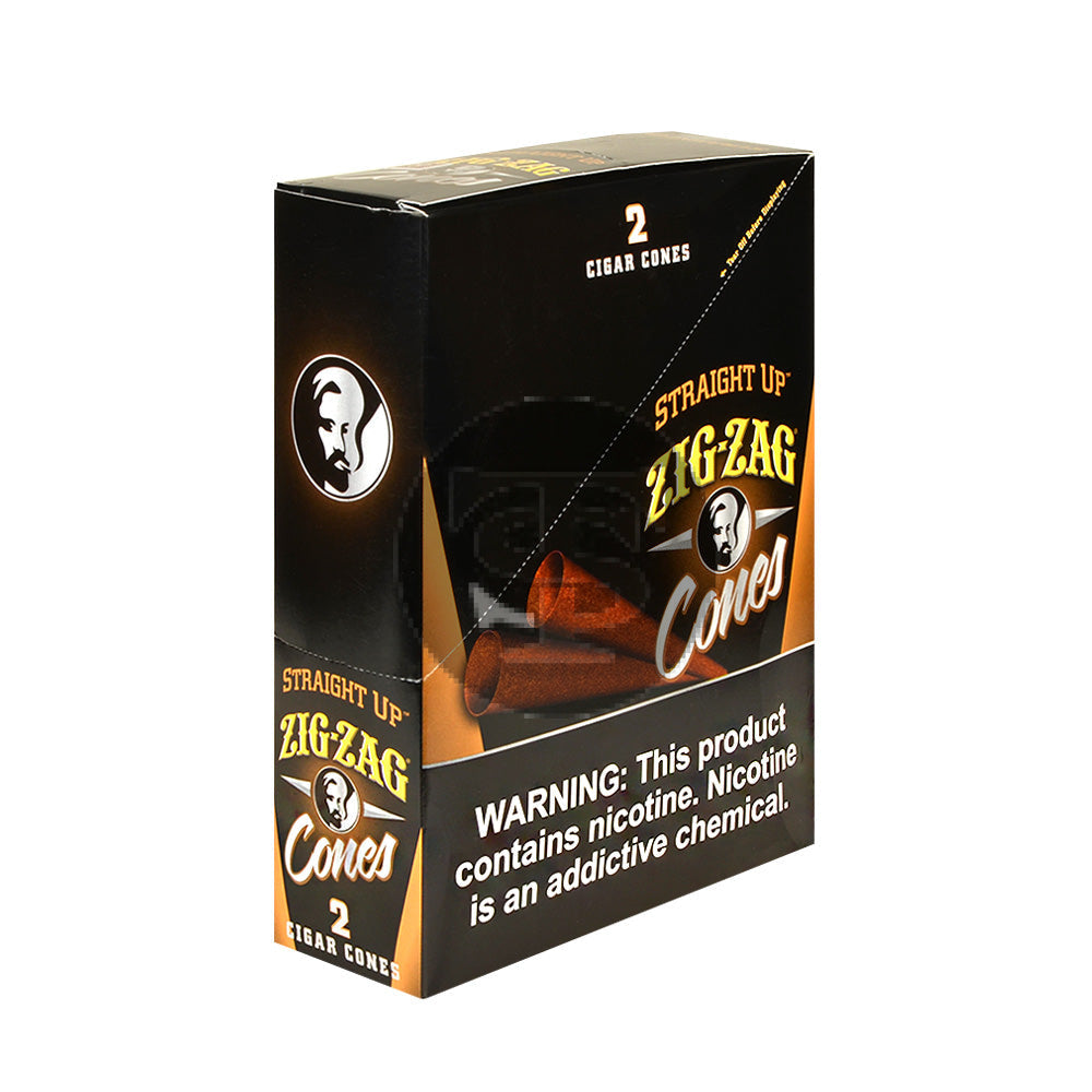 Zig Zag Cigar Cones Straight Up | 15x2pk | TobaccoStock.com