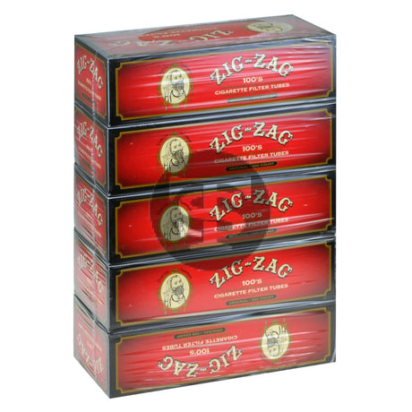 Zig Zag Filter Tubes 100 mm Original (Full Flavor) 5 Cartons of 200 1