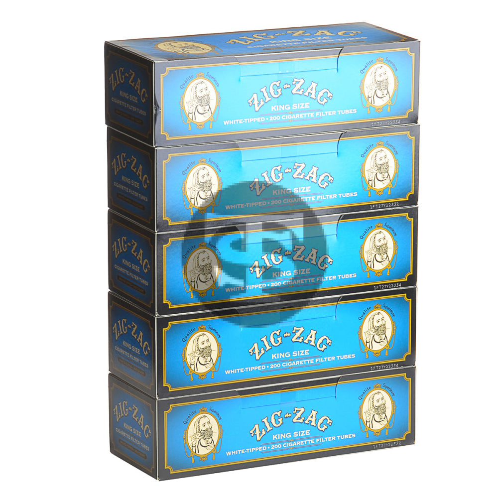zig zag cigarette tubes King Size 100 mm (Pack of 12) Wholesale Zig Zag 100mm Perfect for DIY enthusiasts Zig Zag Full Flavor King