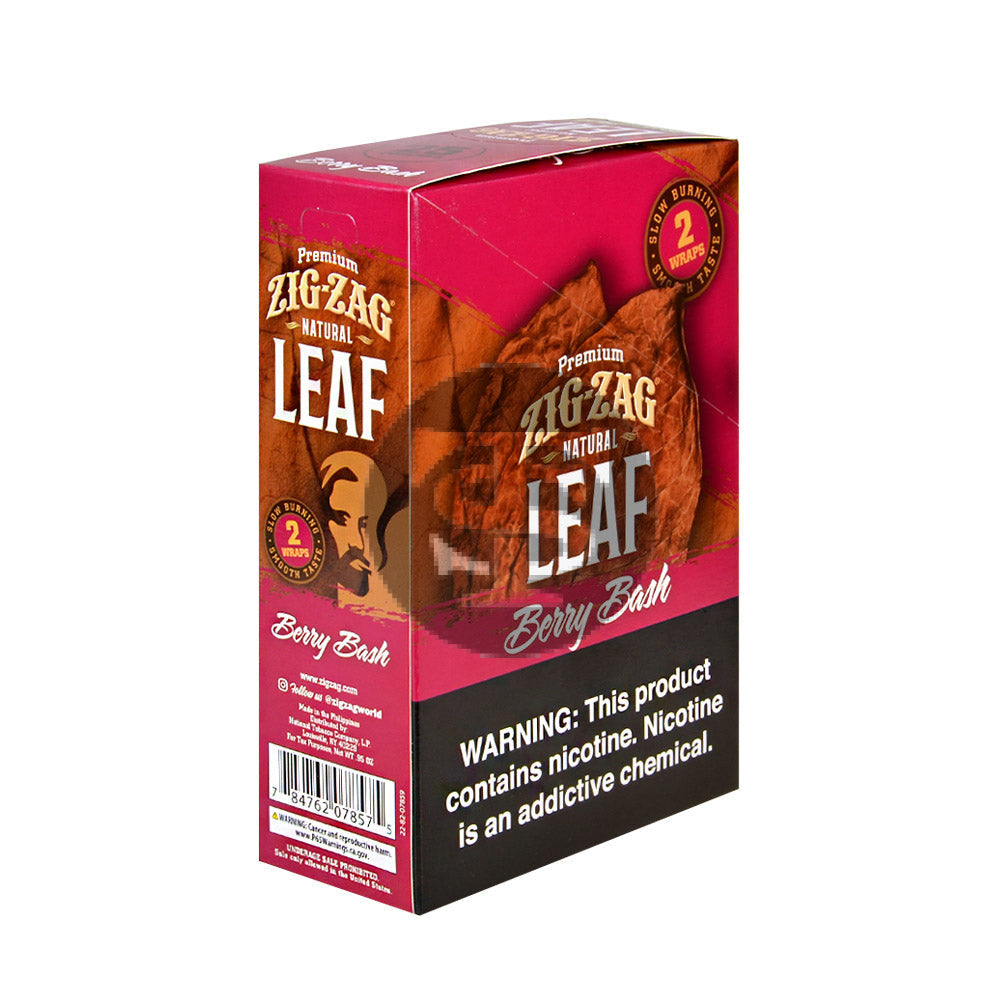 Zig Zag Berry Bash Natural Leaf | Wraps 25x2ct | TobaccoStock.com
