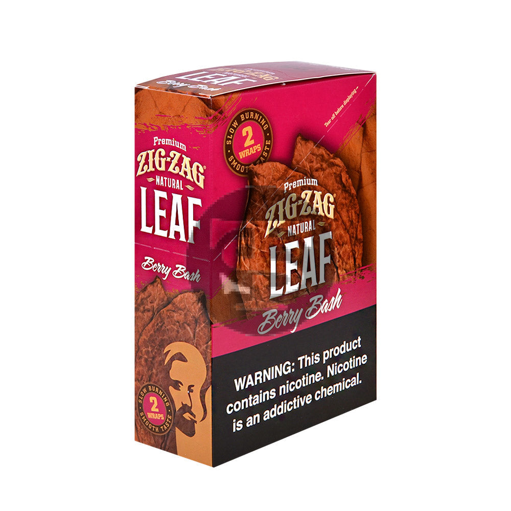 Zig Zag Natural Leaf Wraps 25x2ct Berry Bash