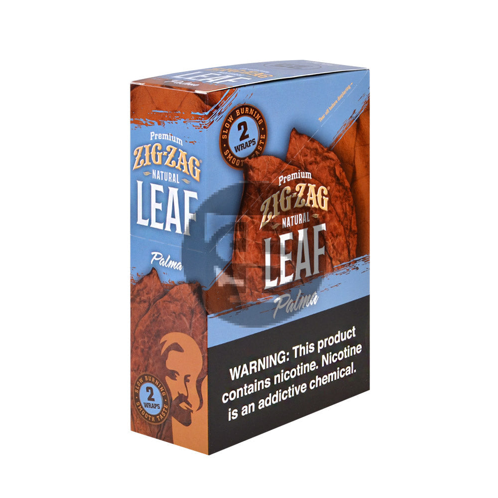 Zig Zag Natural Leaf Wraps 25x2ct Palma