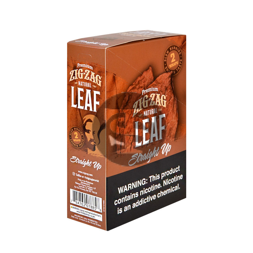 Zig Zag Straight UP Natural Leaf Wraps | 25x2ct pouches