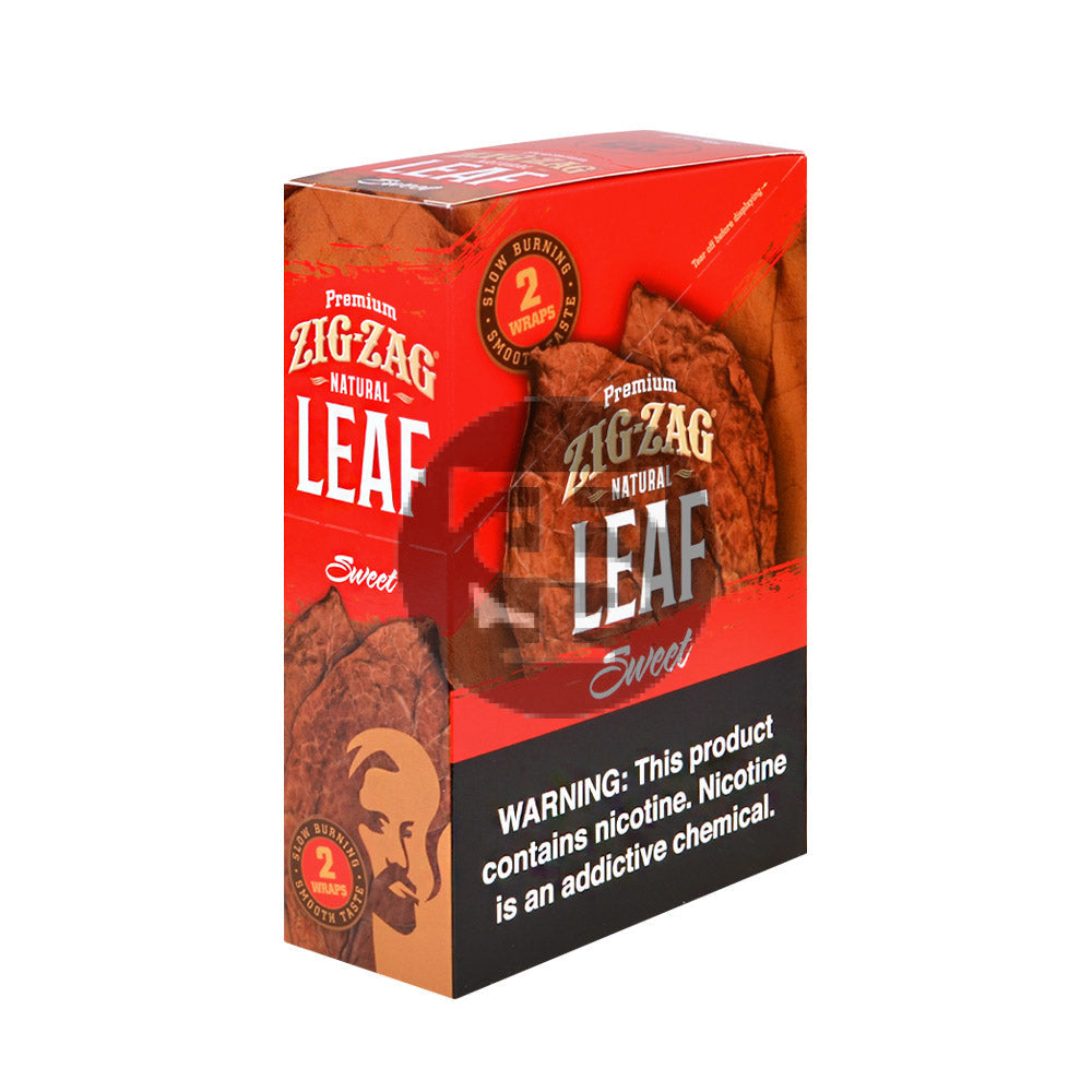 Zig Zag Sweert Natural Leaf Wraps | 25x2ct pouches | TobaccoStock