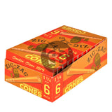 Zig Zag Paper Cones Unbleached 1 1/4 Pack of 6
