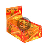 Zig Zag Paper Cones Unbleached 1 1/4 Pack of 6