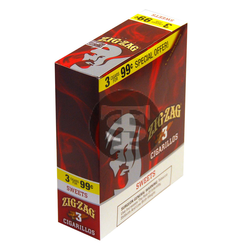 Zig Zag Sweets Cigarillos 3 for 99 Cents 15 Pouches of 3 1