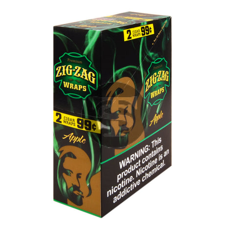 Zig Zag Wraps Premium Apple 25 Packs of 2 Pre-Priced 99c