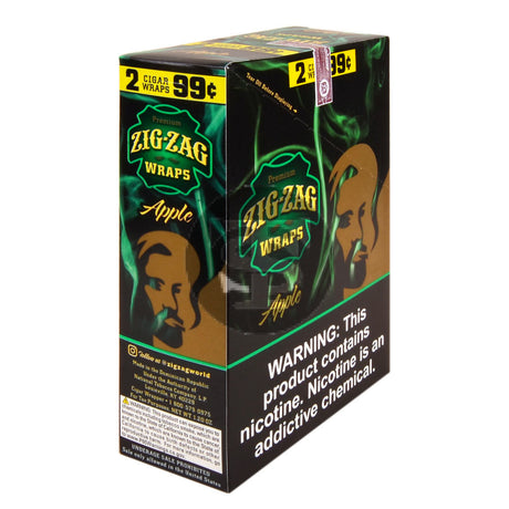 Zig Zag Wraps Premium Apple 25 Packs of 2 Pre-Priced 99c