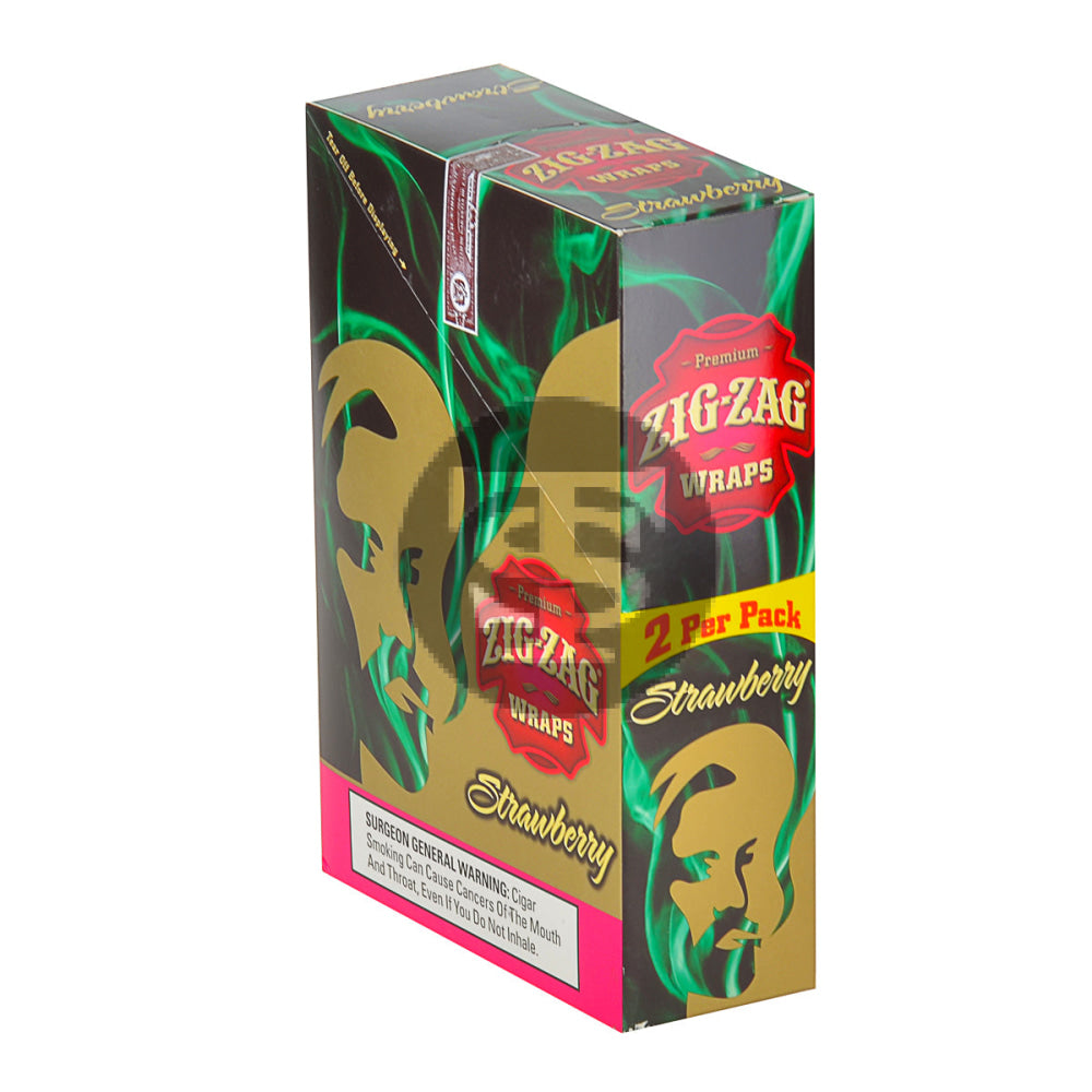 Zig Zag Wraps Premium Strawberry Bash 25 Packs of 2 1