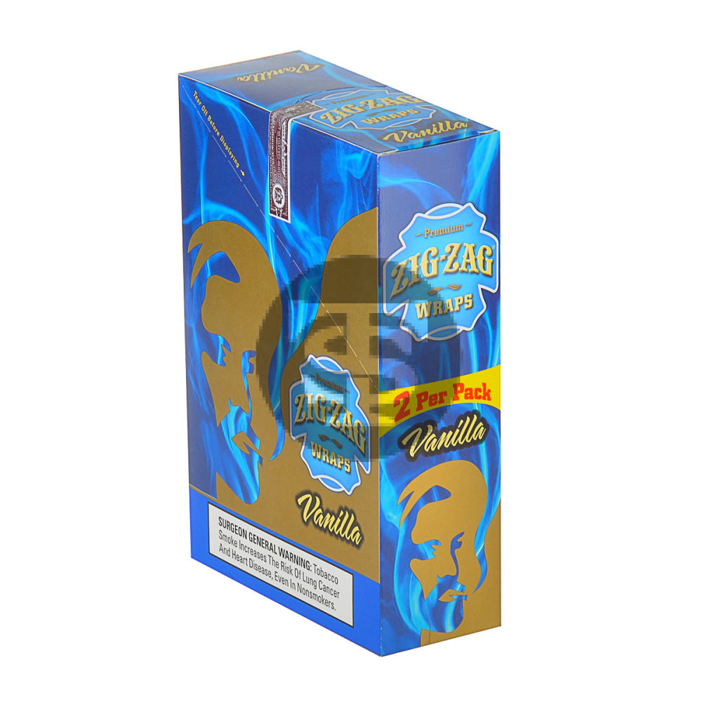 Zig Zag Wraps Premium Vanilla 25 Packs of 2 1