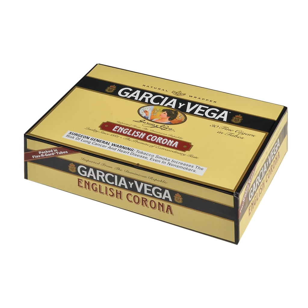 Garcia Y Vega English Corona Cigars Tubed Box of 30 1