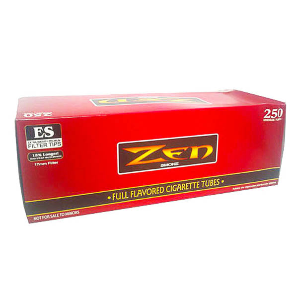 Zen Filter Tubes King Size Full Flavor 1 Carton of 250 1