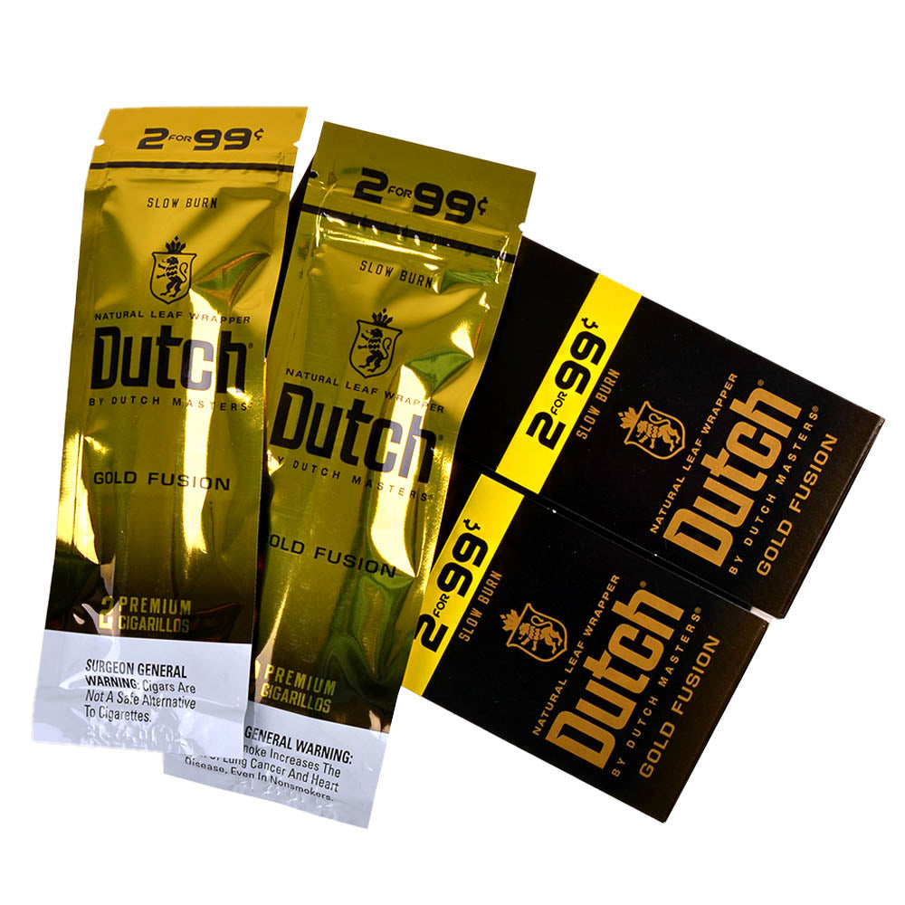 Dutch Masters Foil Gold Fusion 99 Cent Cigarillos 30 Packs of 2 3
