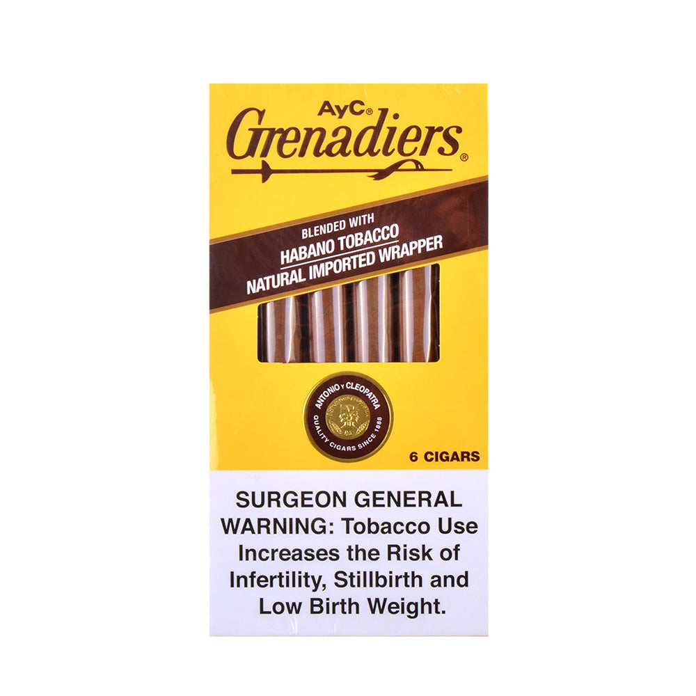 AyC Grenadiers Dark Cigars 5 Packs Of 6 2
