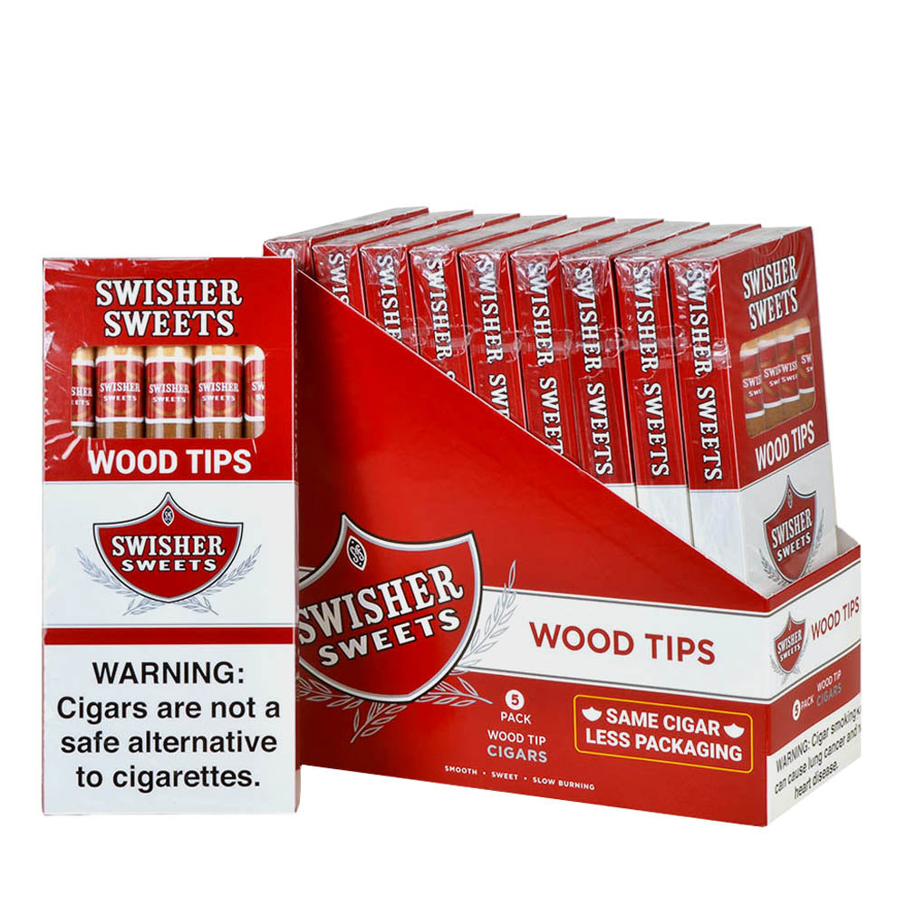 Swisher Sweets Wood Tip Cigarillos 10 Packs of 5 3