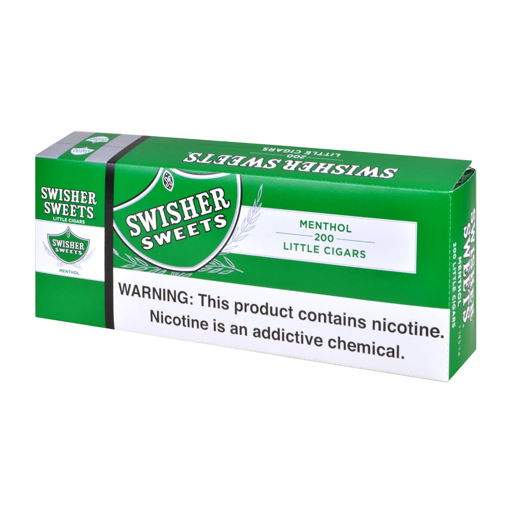 Swisher Sweets Little Cigars 100mm 10 Packs of 20 Menthol 1