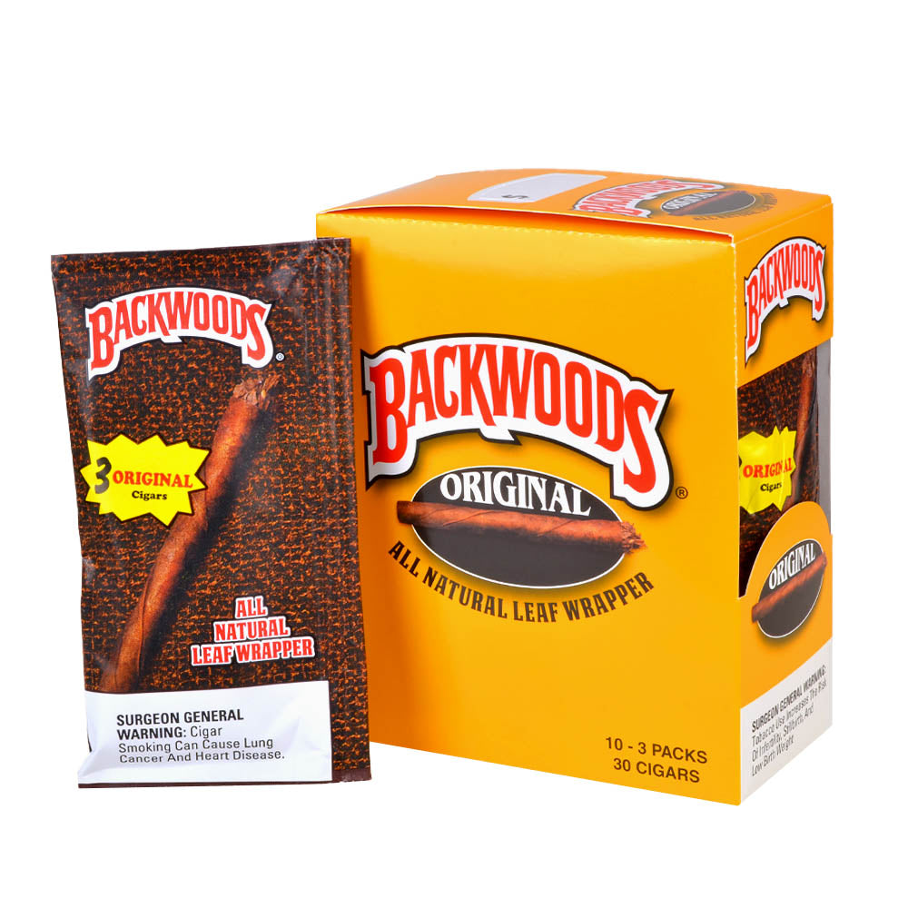 Backwoods Original 10 packs of 3 3