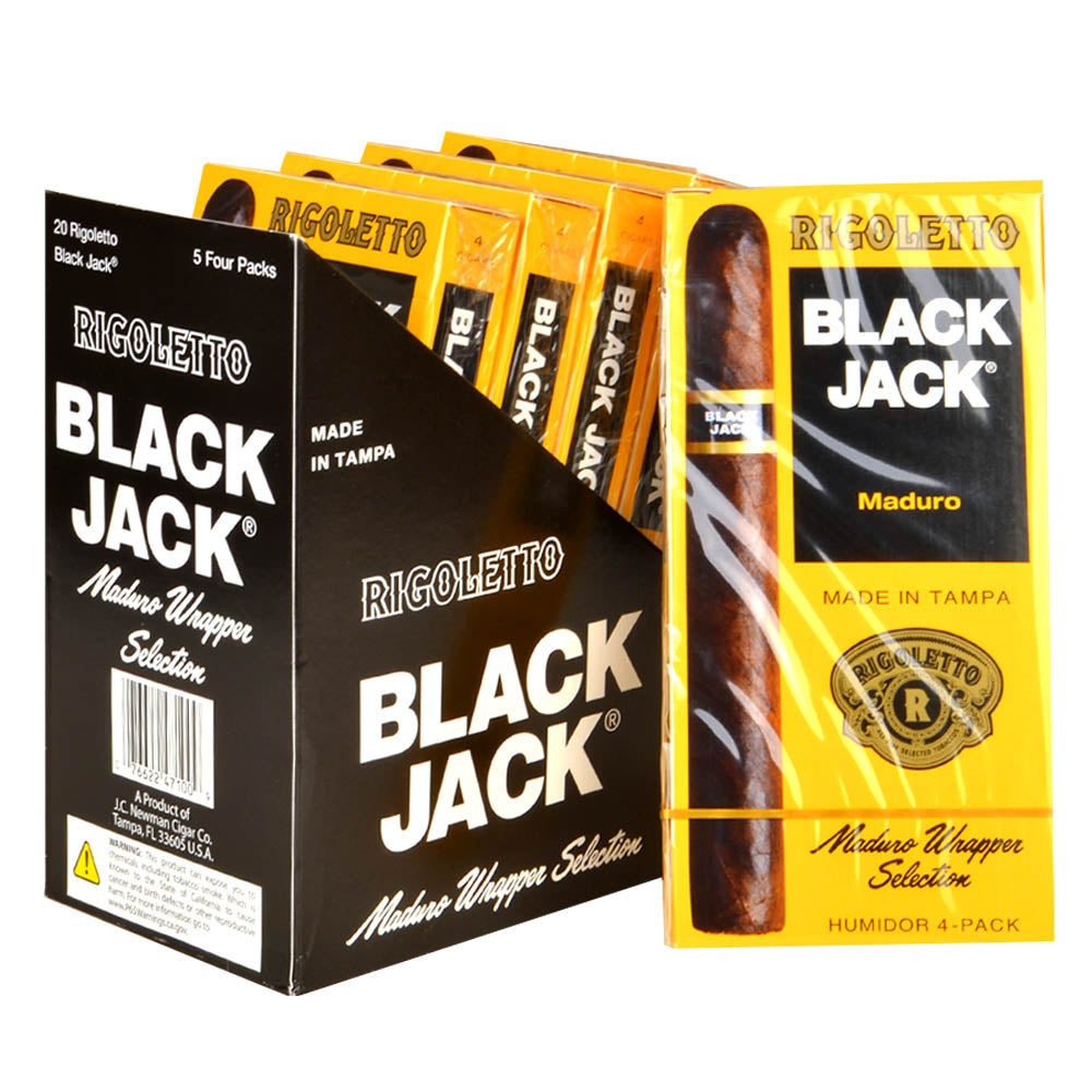 Black Jack Rigoletto Cigars 4 Packs of 5 3
