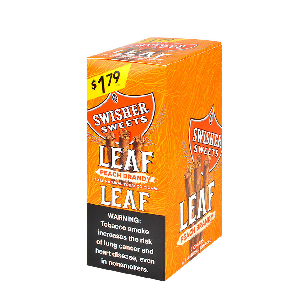 Swisher Sweets Leaf 3 for $1.79 Pack of 30 Peach Brandy 3
