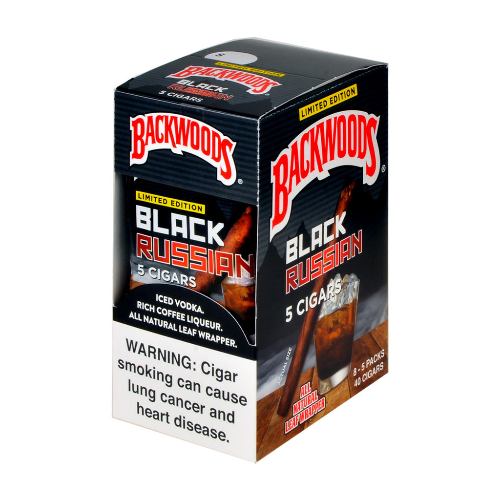 Backwoods Black Russian Cigars 8 Packs of 5 4