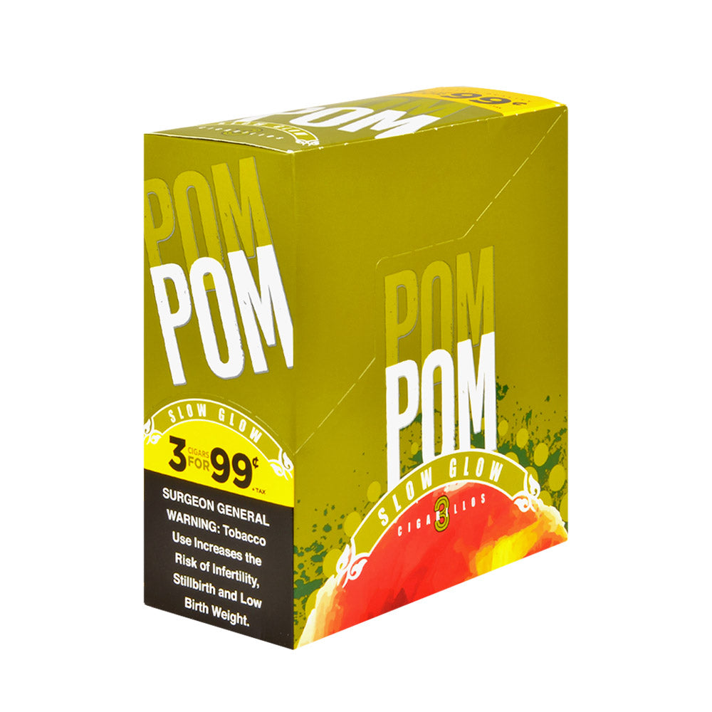 Yellow Pom Poms 2 pk