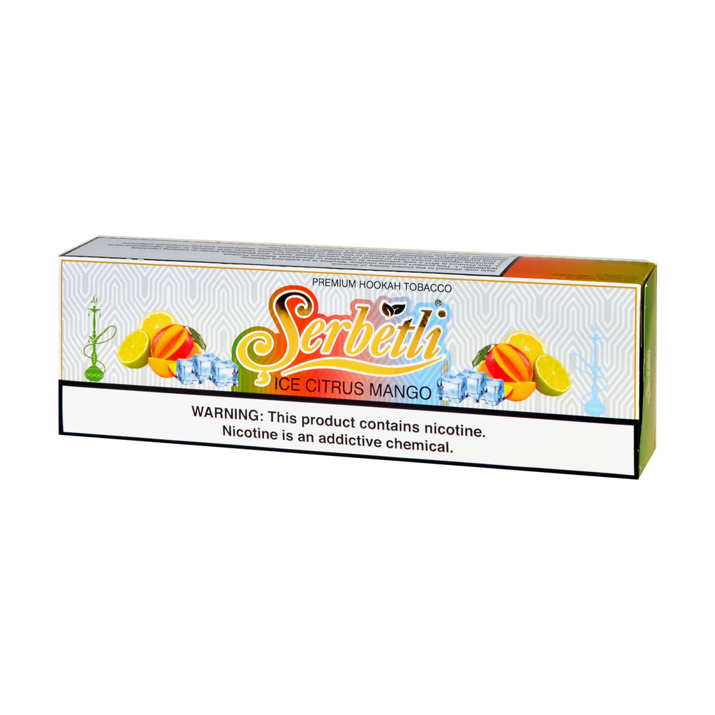 Serbetli Premium Hookah Tobacco 10 packs of 50g Ice Citrus Mango 2