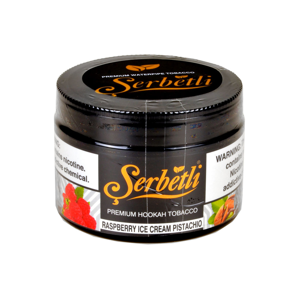 Serbetli Premium Hookah Tobacco 250g Raspberry Ice Cream Pistachio 2