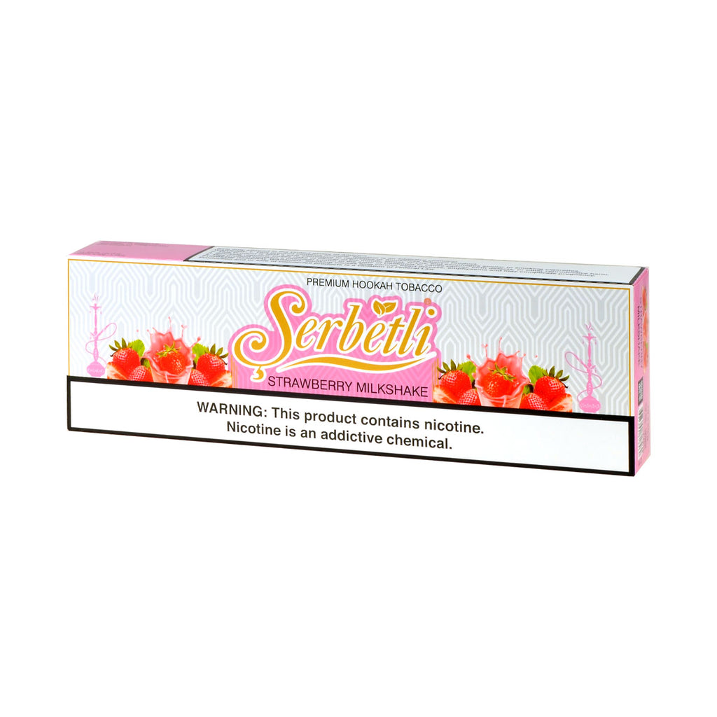Serbetli Premium Hookah Tobacco 10 packs of 50g Strawberry Milkshake 2