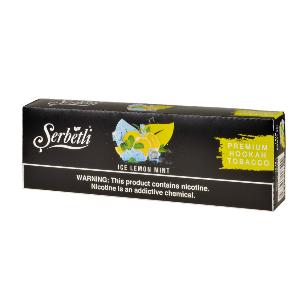 Serbetli Premium Hookah Tobacco 10 packs of 50g Ice Lemon Mint 1