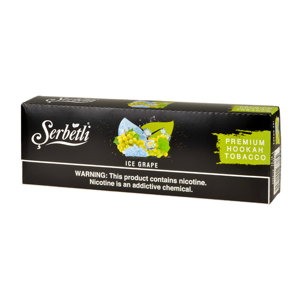 Serbetli Premium Hookah Tobacco 10 packs of 50g Ice Grape 1