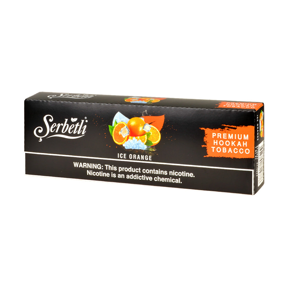 Serbetli Premium Hookah Tobacco 10 packs of 50g Ice Orange 1