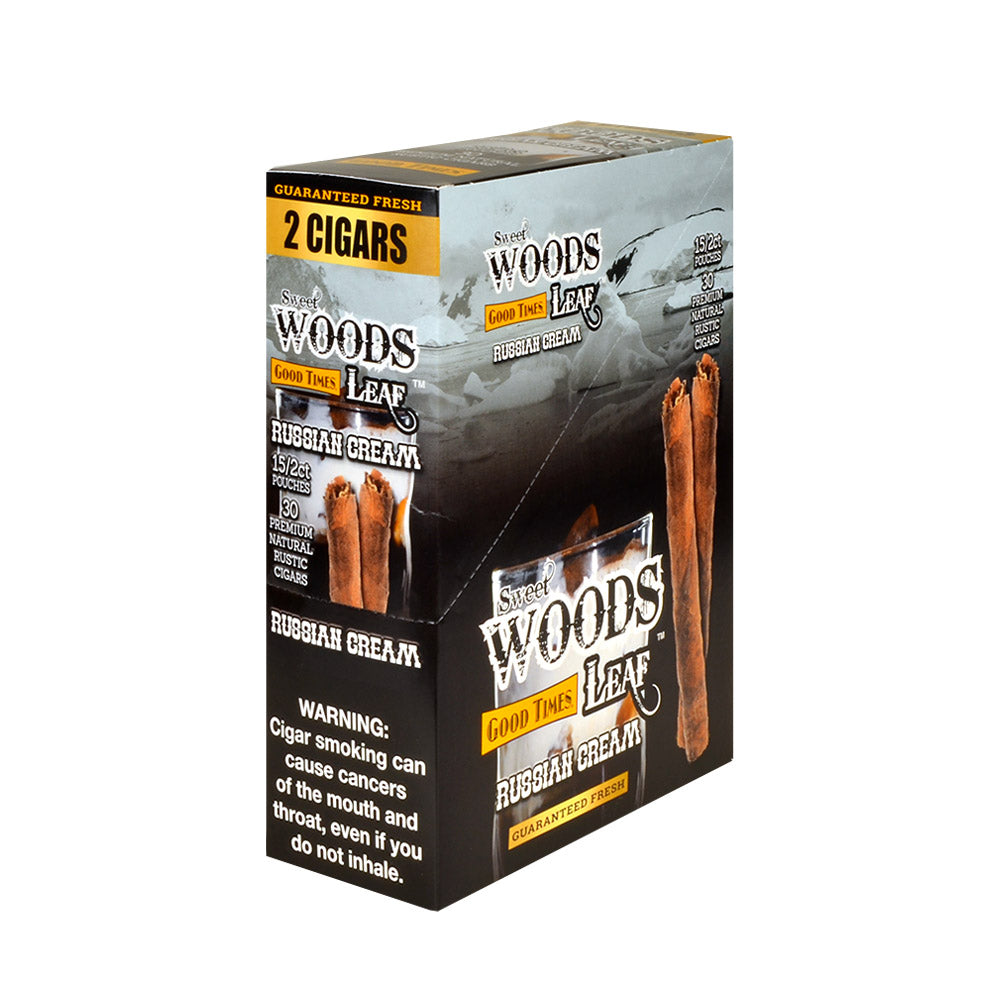 Good Times Sweet Woods cigarillos 15 Pouches of 2 Russian Cream 1