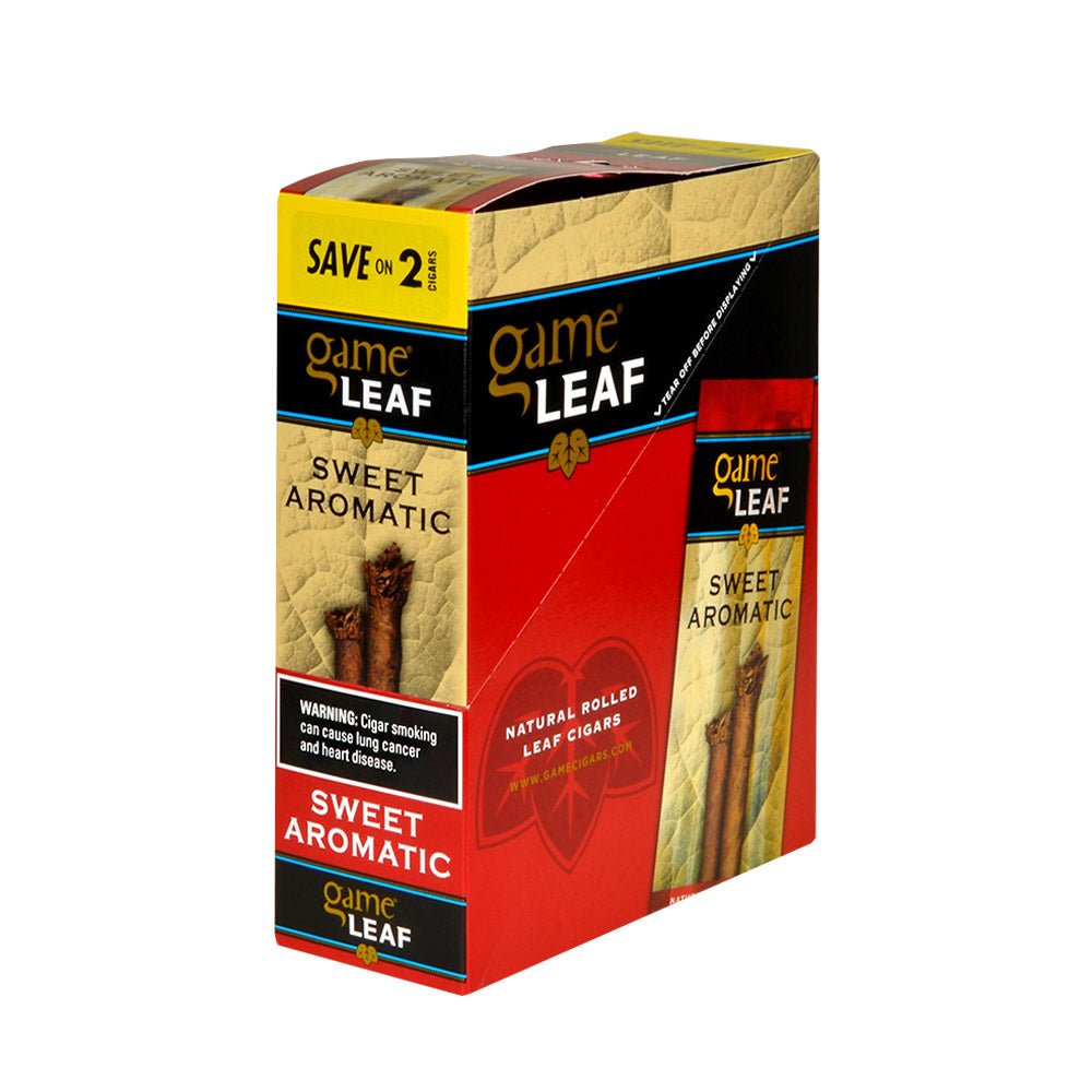 Game Leaf Sweet Aromatic Cigarillos 15 Pouches of 2 – Tobacco Stock