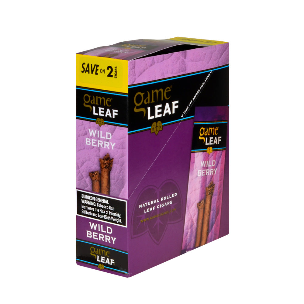 Game Leaf Wild Berry Cigarillos 15 Pouches of 2 1