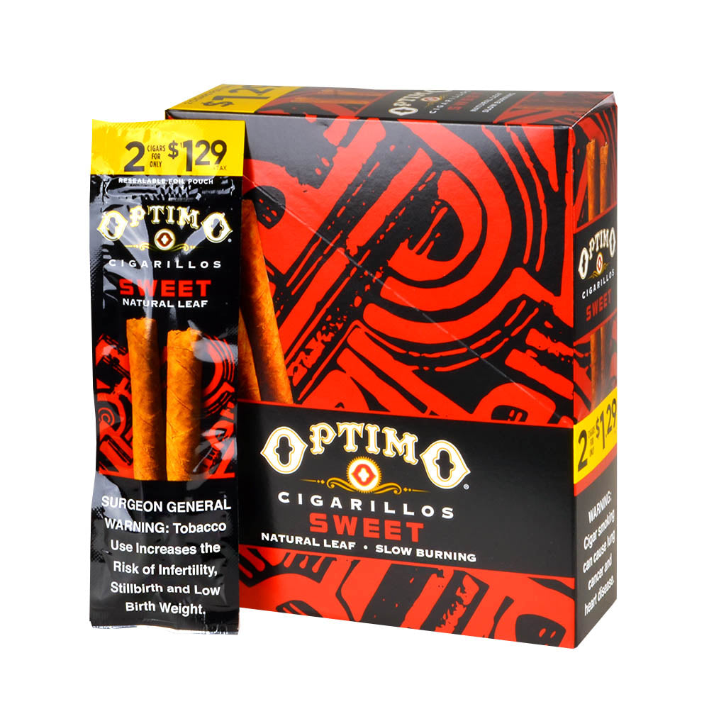 Optimo 2 for $1.29 Cigarillos 30 Pouches of 2 Sweet 3