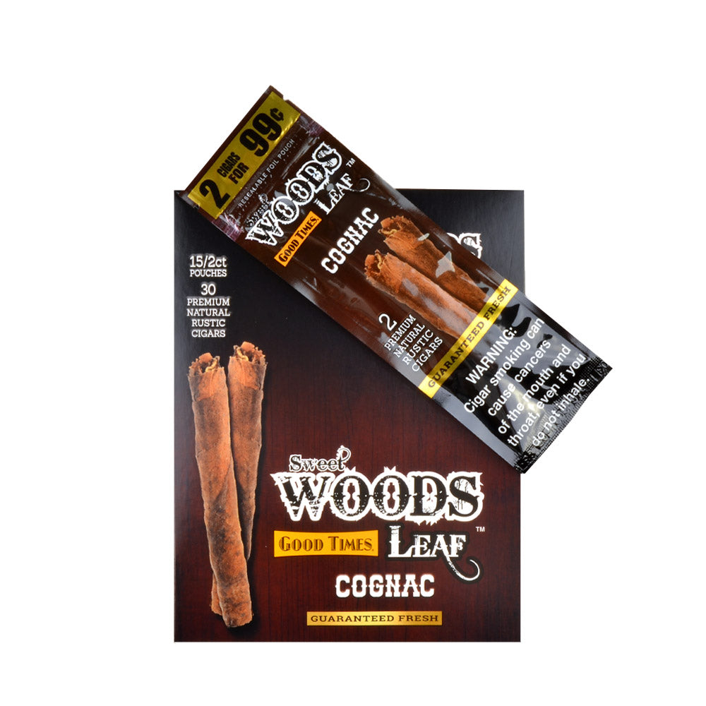 Good Times Sweet Woods Cognac 2/99 Pre Priced 15 Packs of 2 3