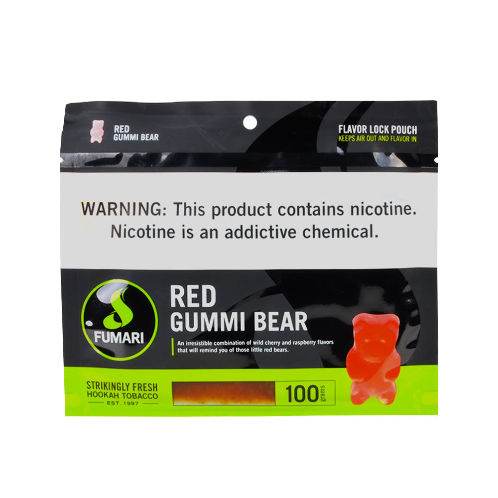 Fumari Hookah Tobacco Red Gummi Bear 100g 1