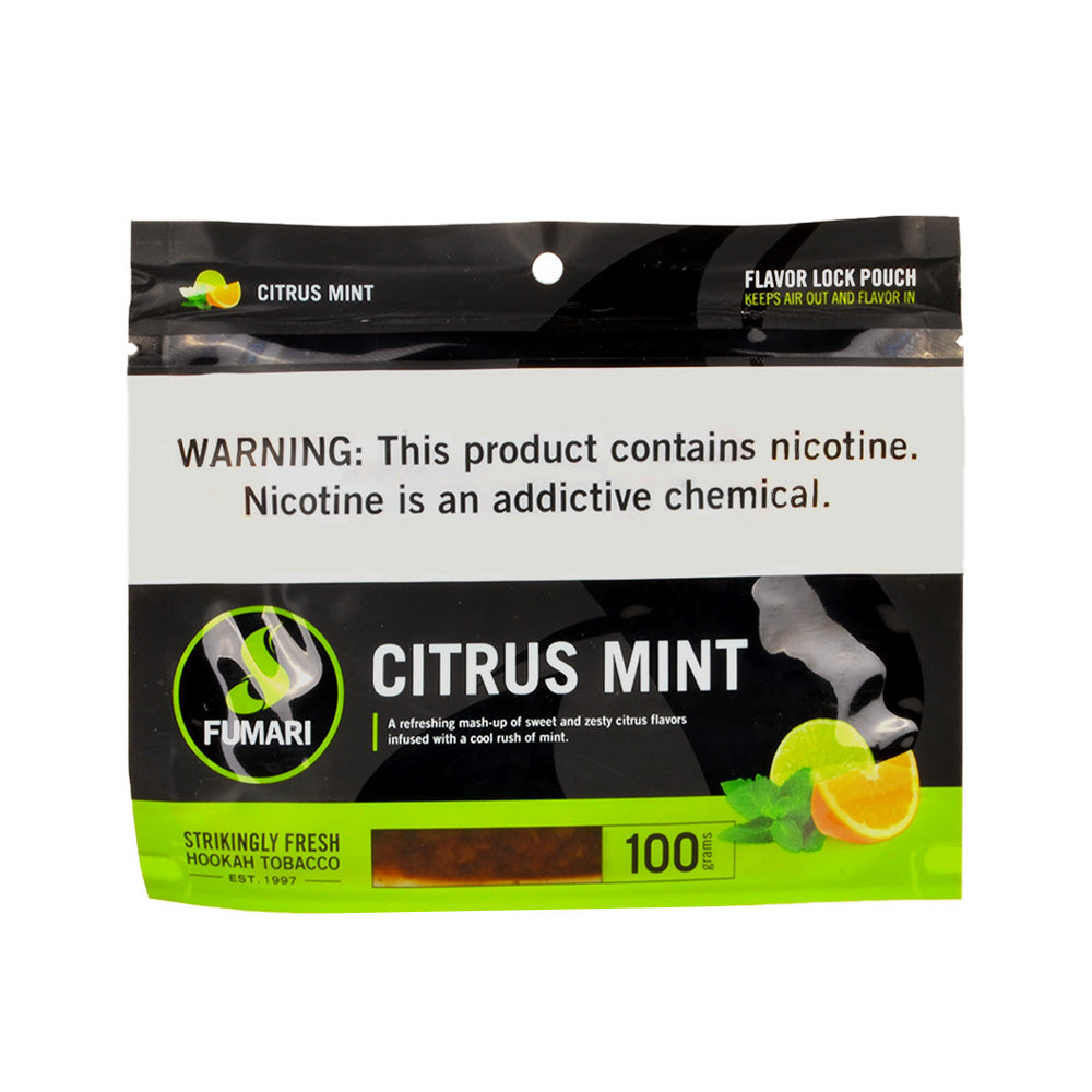 Fumari Hookah Tobacco Citrus Mint 100g 1