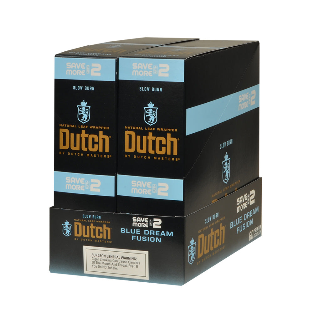 Dutch Masters Foil Fresh Blue Dream Fusion Cigarillos 30 Packs of 2 2