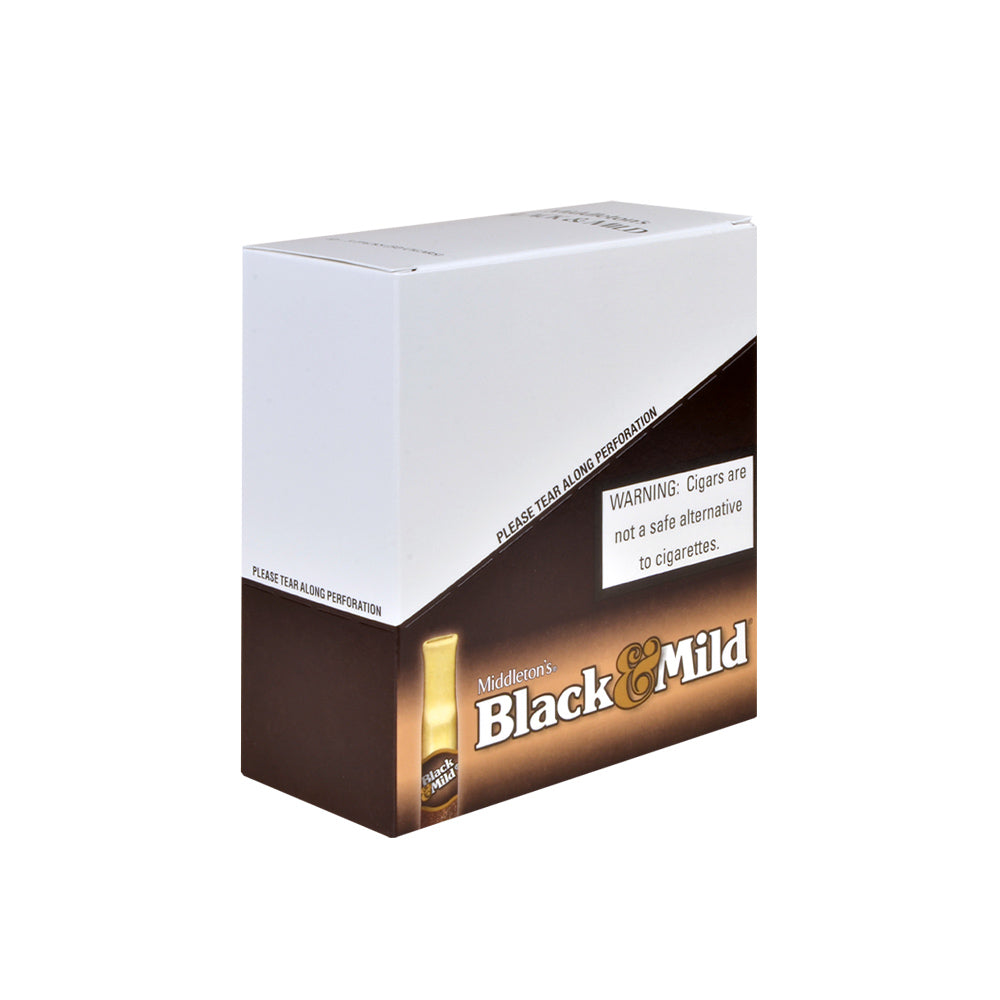Middleton's Black & Mild Regular Cigars 10 Packs of 5 2