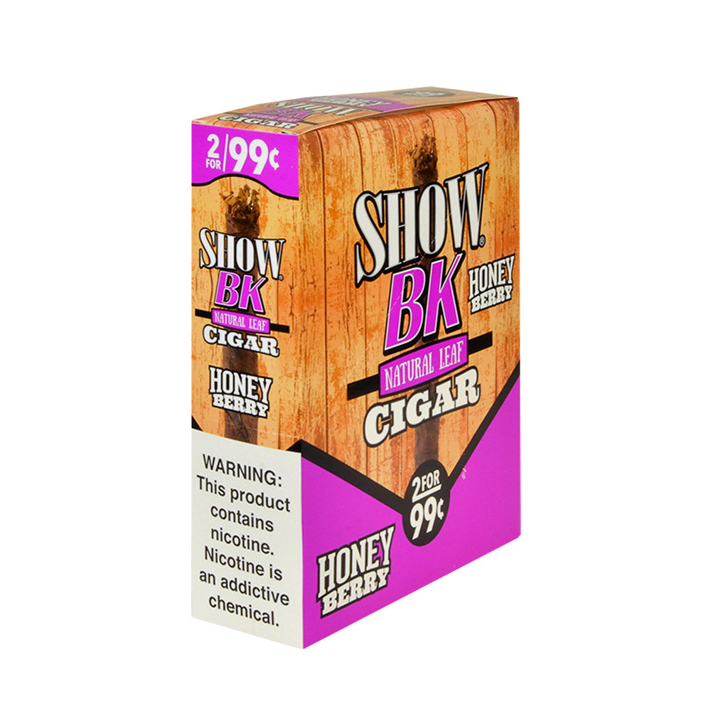 Show BK Cigarillos 2 For 99 Cent Pre Priced 15 Packs of 2 Cigars Honey Berry 1