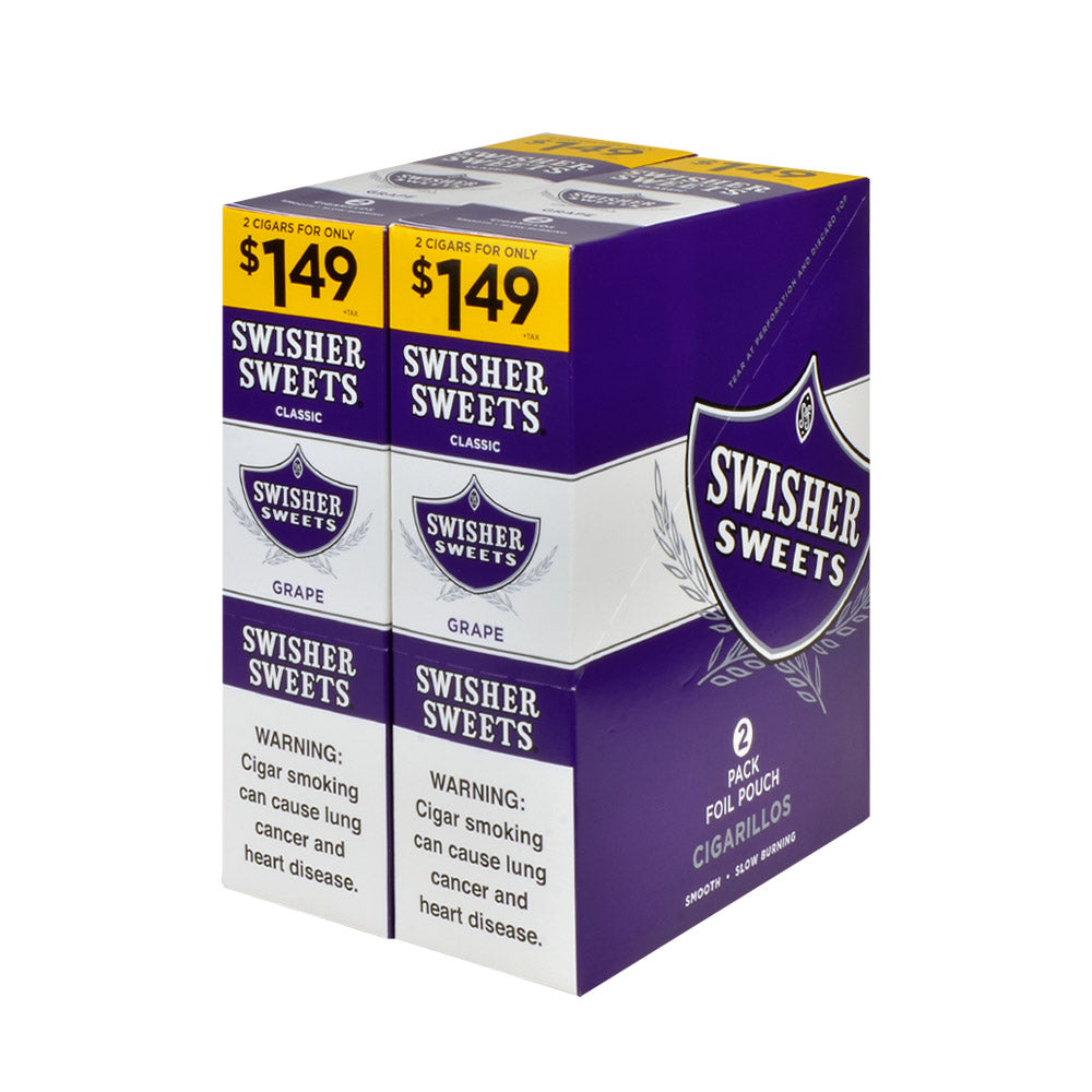 Swisher Sweets Cigarillos 1.49 Pre Priced 30 Packs of 2 Cigars Grape 2