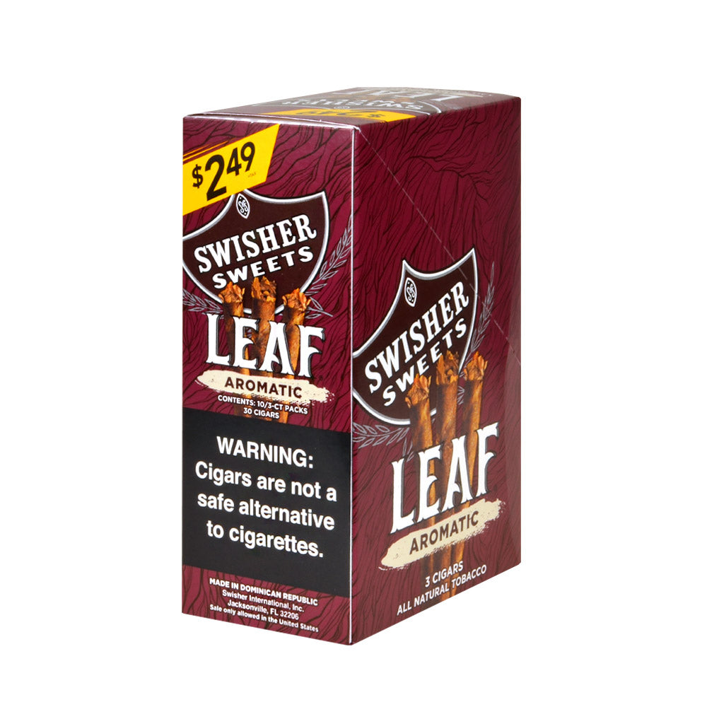 Swisher Sweets Leaf 3 for $2.49 Pack of 30 Aromatic 2