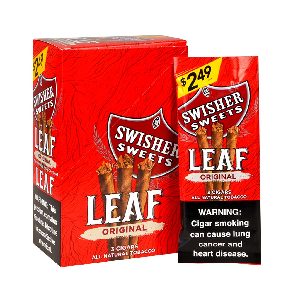 Swisher Sweets Leaf 3 for $2.49 Pack of 30 Original 3