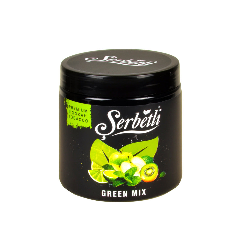 Serbetli Premium Hookah Tobacco 250g Green Mix 1