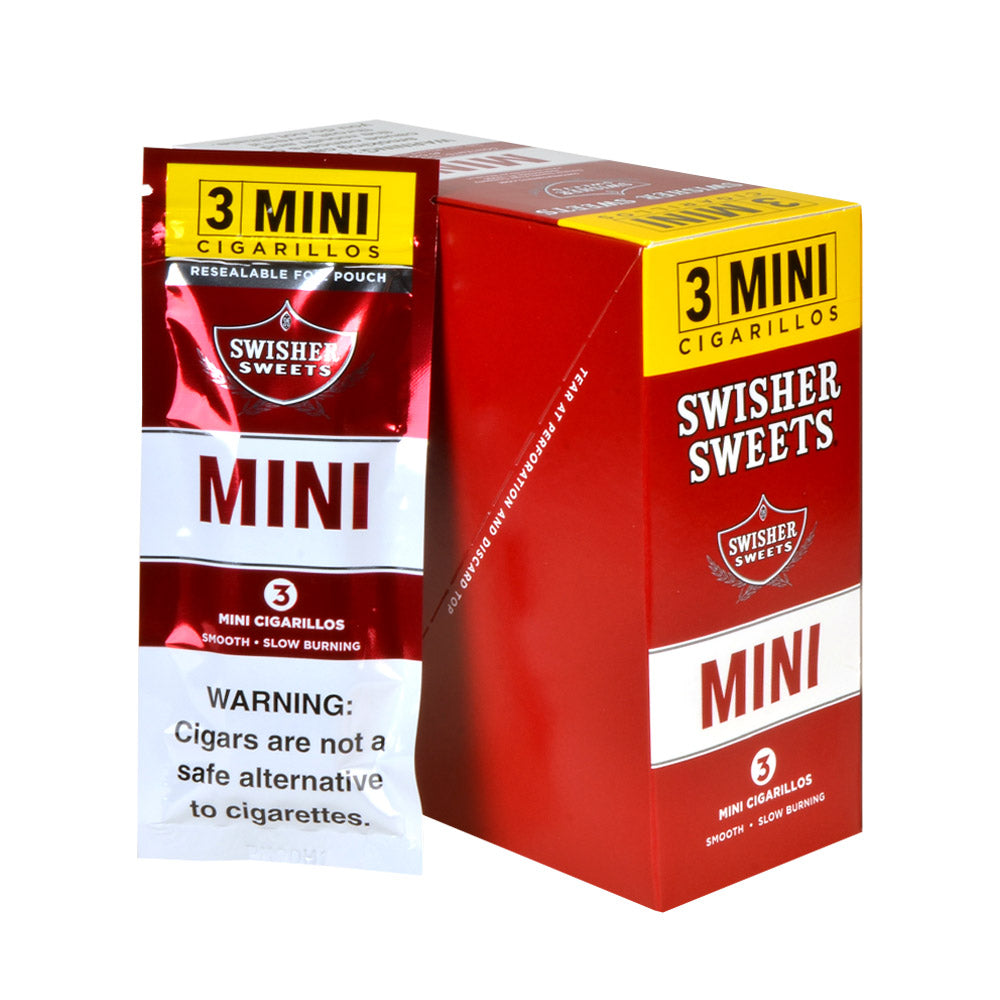 Swisher Sweets Mini Cigarillos Regular 15 Pouches of 3 3
