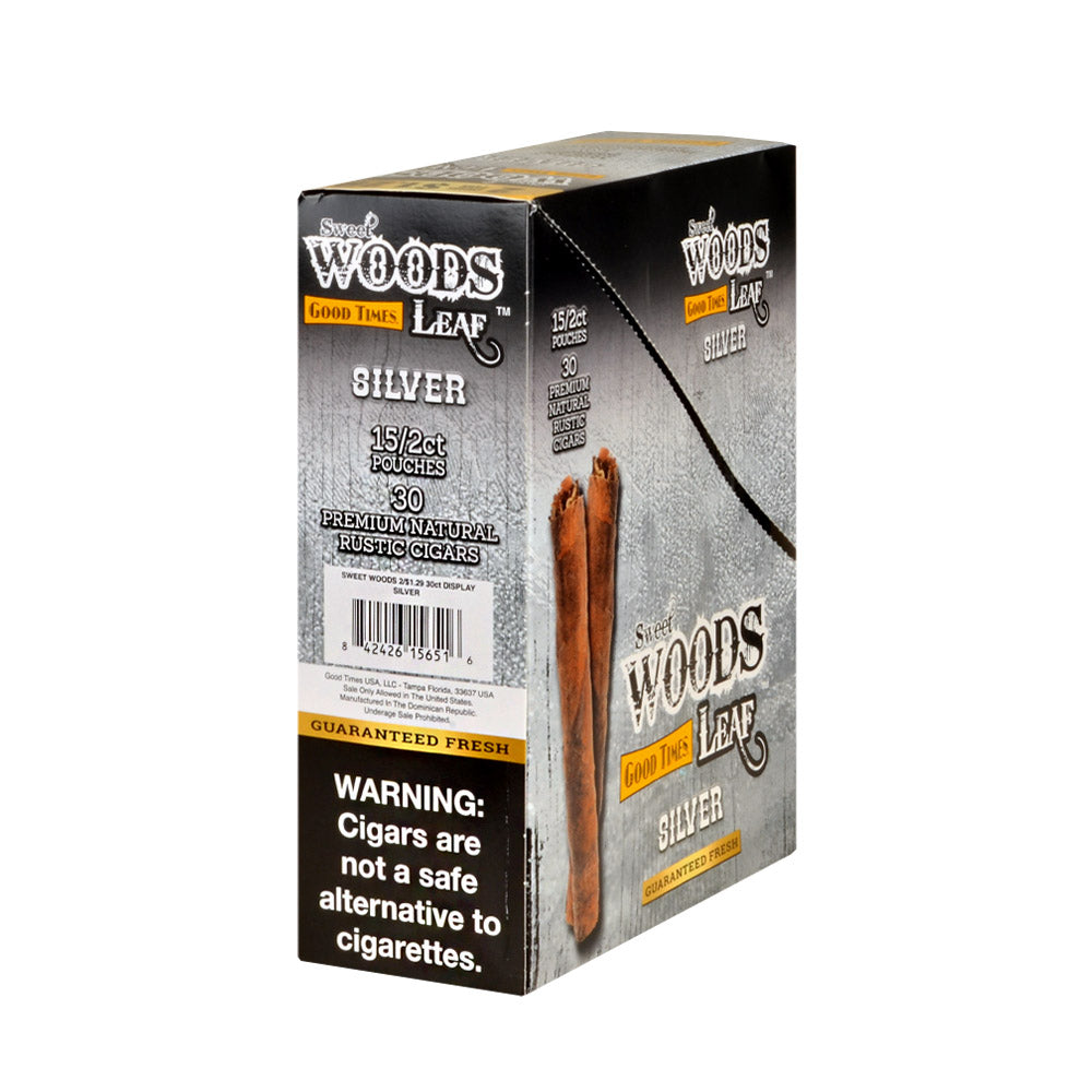 Good Times Sweet Woods 2 For $1.29 Cigarillos 15 Pouches Of 2 Silver 2